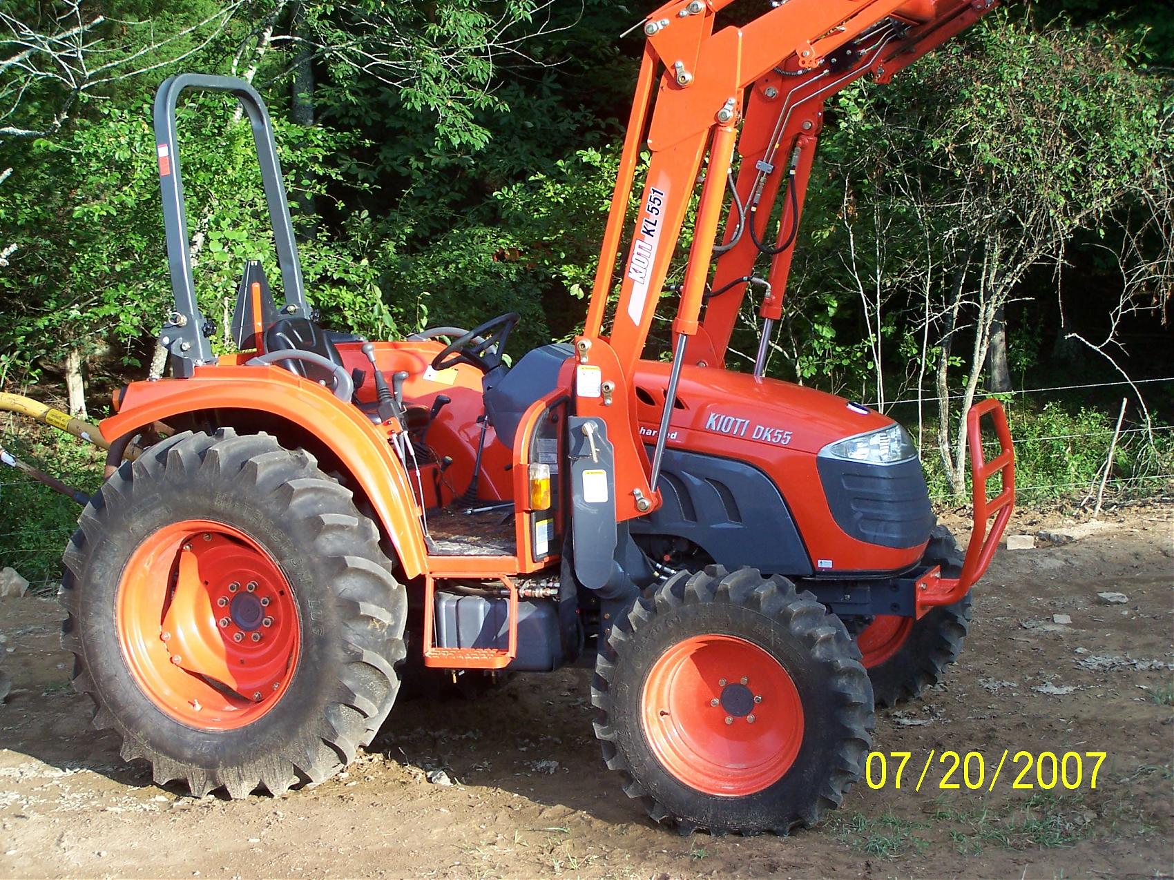 2007 kioti DK55 with loader Net Tractor Talk